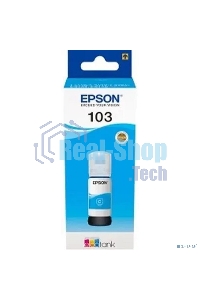 Чернила Epson 103C C13T00S24A голубой (65 мл) для Epson L3100/3110/3150