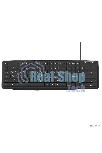 Клавиатура проводная CBR KB 115 USB, 104 кл., офисн., 1,8 м, резиновые ножки