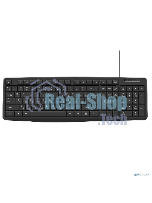 Клавиатура проводная CBR KB 115 USB, 104 кл., офисн., 1,8 м, резиновые ножки