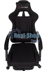 Кресло игровое Zombie Shadow черный Neo Black с подголов. крестов. пластик подст. для ног пластик черный