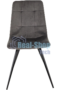 Стул для дома Бюрократ CH-K1_4 комплект 4 шт т. серый Holland 18 металл черный на ножках