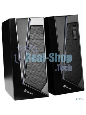 Акустическая система Oklick OK-125 2.0 черный 12Вт