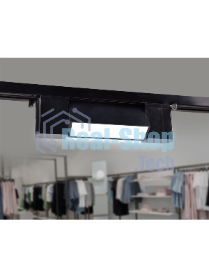 Трековый однофазный светодиодный светильник Ambrella light GL6660 BK черный LED 6W 4200K
