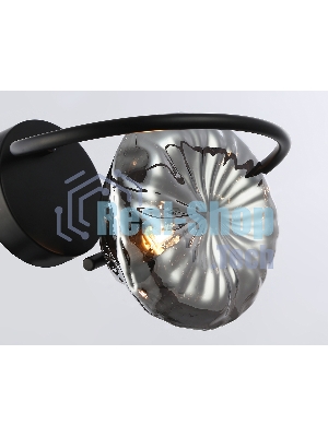Светильник Ambrella light LH15005 BK/SM черный/дымчатый G9 max 40W 195*210*170
