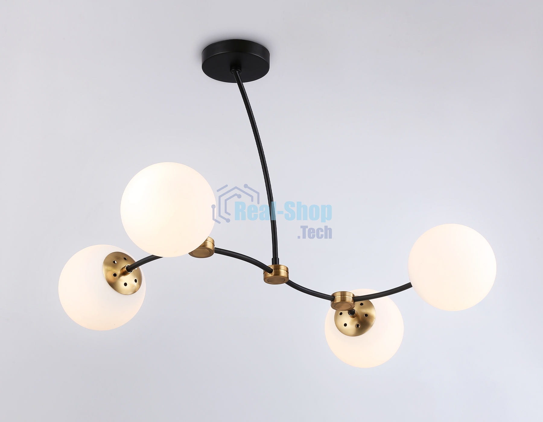 Светитльник Ambrella Light TR2544/4 BK/SB черный/бронза E27/4 max 60W 700*450*450