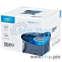 Кулер для процессора DEEPCOOL THETA 20 PWM черный, 100 мм, алюминий, 2400 об/мин, 32.5 дБ, 4 pin, 95 Вт, 60 мм