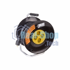 Удлинитель силовой на катушке 4 гнезда с/з 50 м 3х2,5 мм² PROFESSIONAL PROconnect