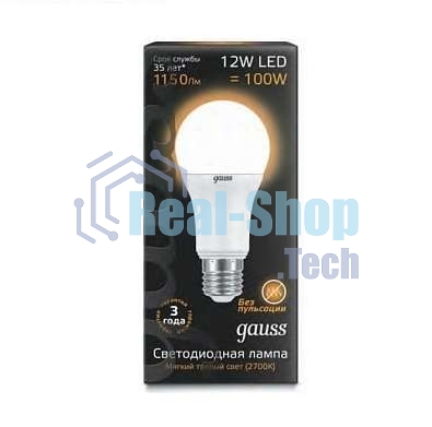 Лампа светодиодная Gauss LD102502112LED A60 globe 12W E27 2700K