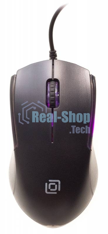 Мышь проводная Oklick 245M черный, 1000 dpi, USB, кнопки - 3