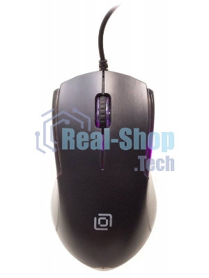 Мышь проводная Oklick 245M черный, 1000 dpi, USB, кнопки - 3