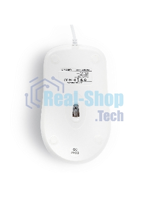 Мышь проводная Crown CMM-502 белый, 1000 dpi, USB, кнопки - 3