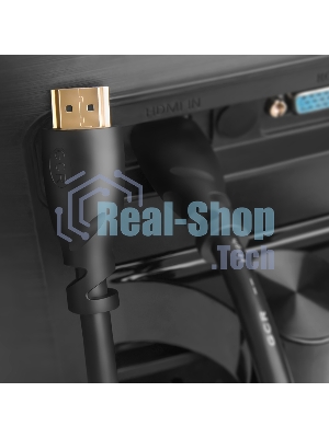 Кабель GCR Premium 1.8m HDMI 2.0, HDR, Ultra HD 4K60 Hz/5K30Hz, 3D, Ethernet 18.0 Гбит/с, OD8.0 мм, 28/26 AWG, черный
