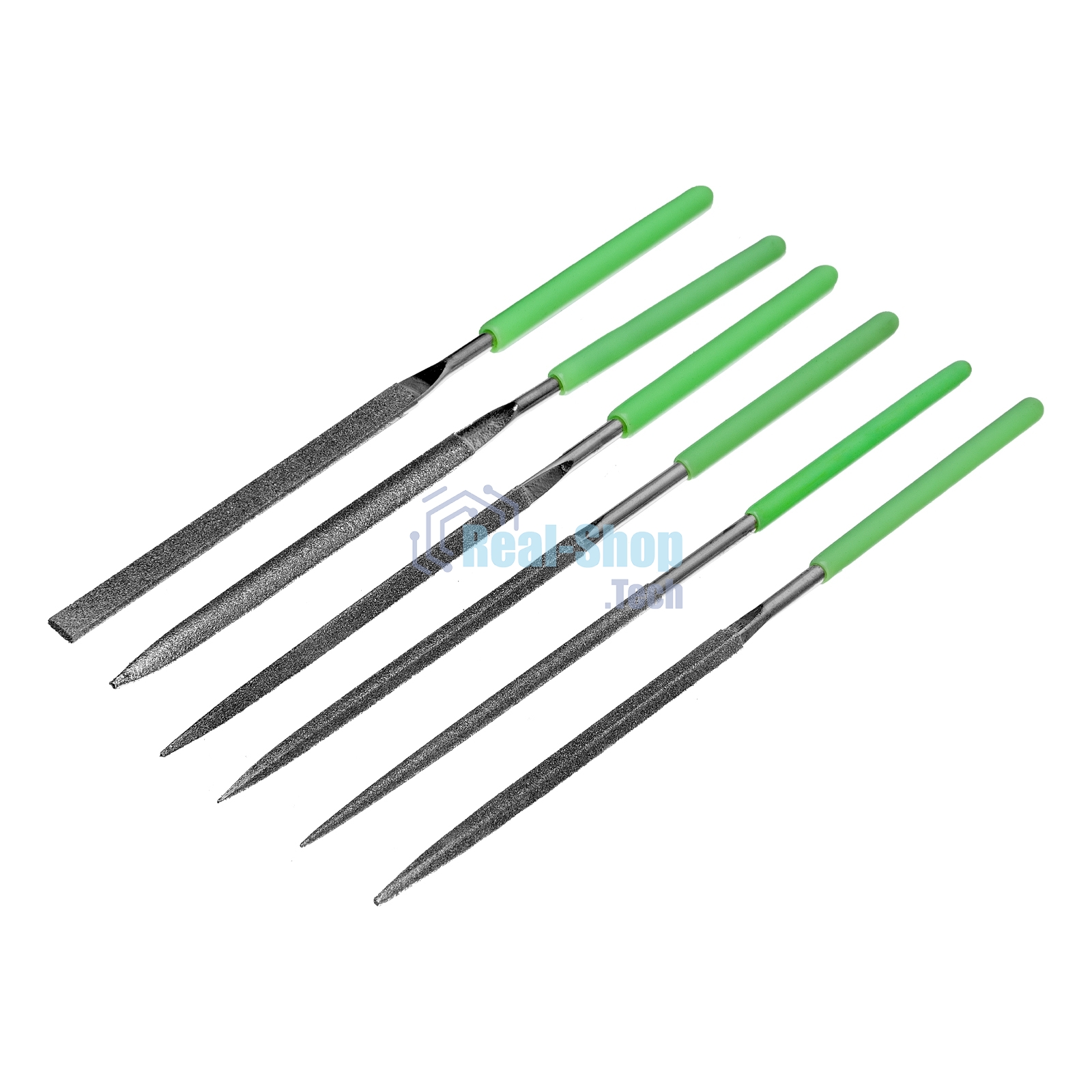 Набор надфилей алмазных Сибртех, 140х70х3, 6 шт.