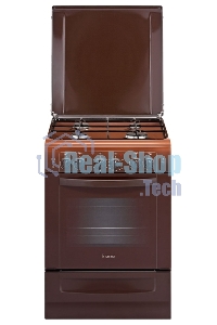 Плита комбинированная Gefest ПГЭ 6102-02 0001 коричневый, конфорок 4 газовых, духовка 55 л, 60 см x 85 см x 60 см