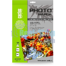 Фотобумага Cactus CS-GA315050 A3/150г/м2/50л./белый глянцевое для струйной печати
