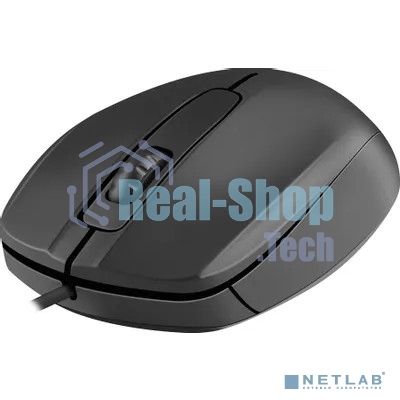 Мышь проводная Defender Alpha MB-507 черный, 1000 dpi, USB, кнопки - 3