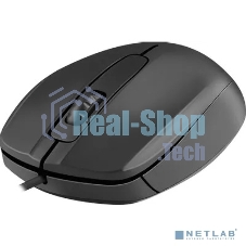 Мышь проводная Defender Alpha MB-507 черный, 1000 dpi, USB, кнопки - 3