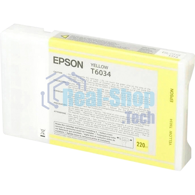 Картридж струйный Epson C13T603400 желтый для Epson St Pro 7880/9880 (220мл)
