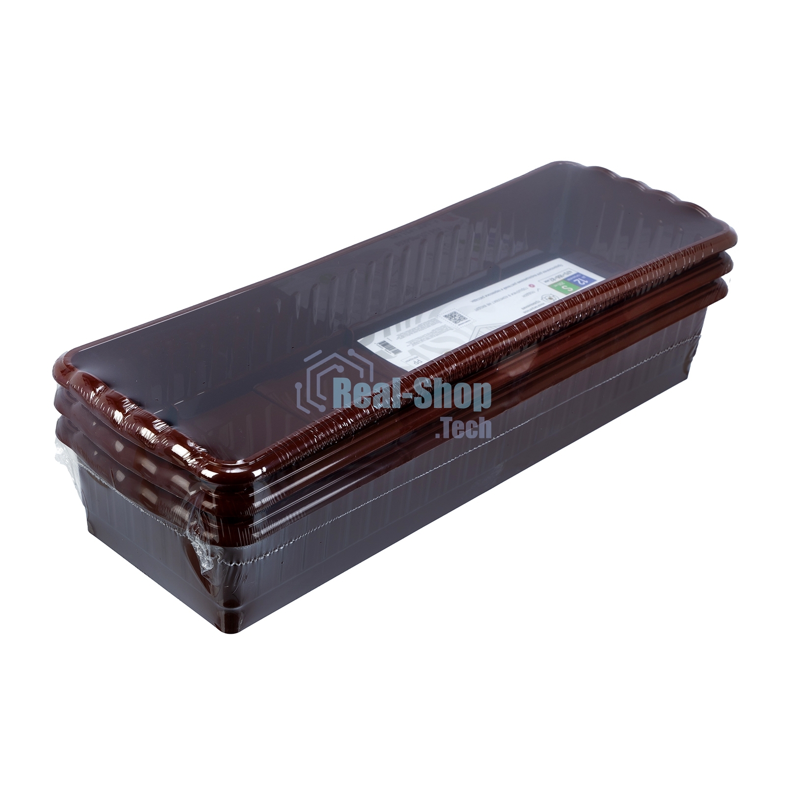 Поддон для рассады Palisad 470х166х82 мм, пластиковый, 3 шт, под 12 горшочков 250 мл.