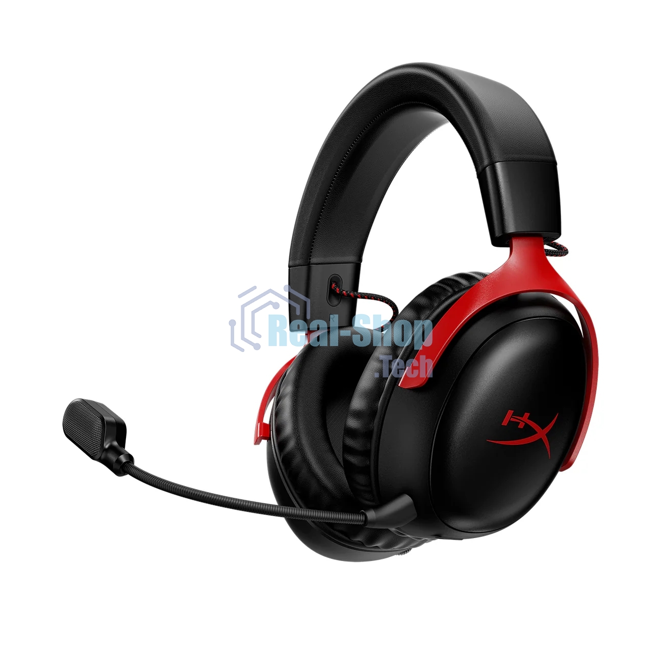 Гарнитура HyperX Cloud III чёрный-красный, беспроводная, радиоканал