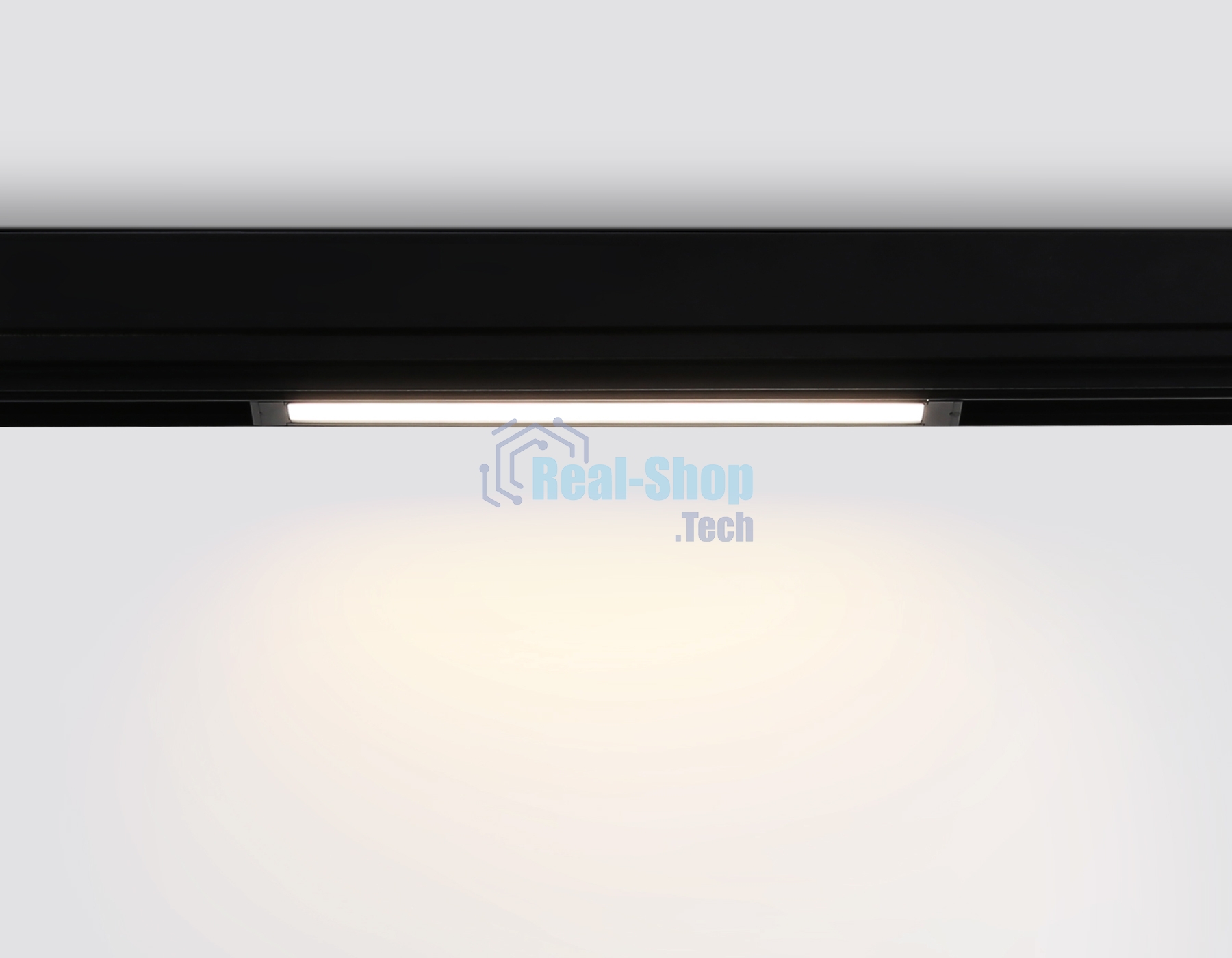Управляемый светодиодный светильник для шинопровода Magnetic Ambrella light GL1262 BK черный IP20 9W 3000K-6400K 220V 120° 232*25*42 (Без ПДУ)