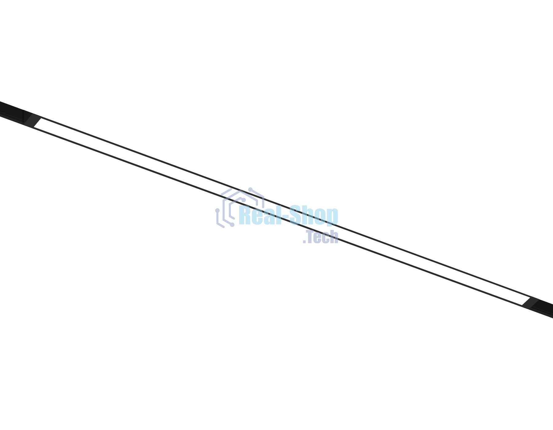 Трековый линейный светильник Ambrella light GL8065 BK черный IP20 36W 3000-6000K 220V 120° 800*25*41