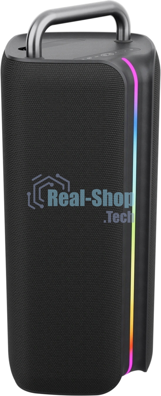 Колонка портативная Ural Молния Бит черный 420W 1.1 BT/3.5Jack/USB-C 10м 8000mAh (без.бат)