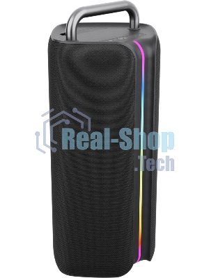 Колонка портативная Ural Молния Бит черный 420W 1.1 BT/3.5Jack/USB-C 10м 8000mAh (без.бат)