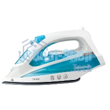 Утюг Maxwell MW-3055B белый/голубой 2200W