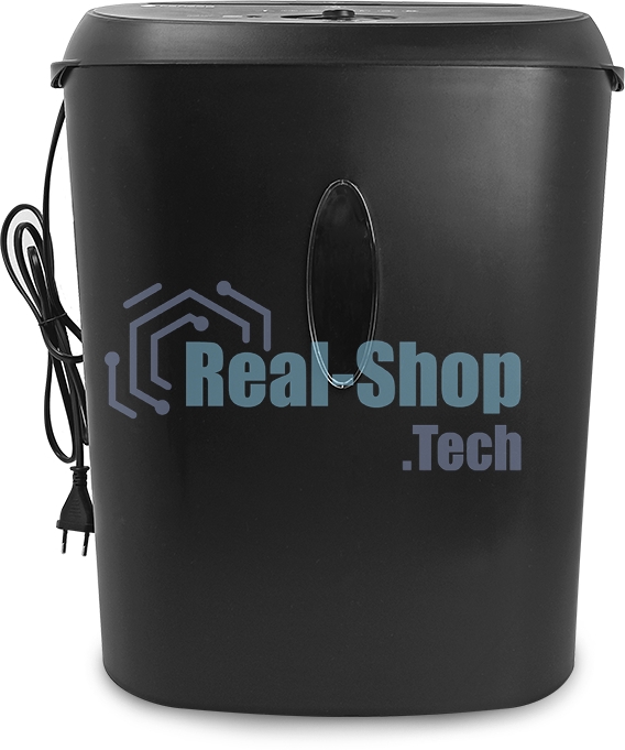 Шредер ГЕЛЕОС УМ24-4, DIN P-4 (4 ур-нь секр.), фрагмент 3,9х38мм, 17 лист (70г/м2), CD/пл.карты/скрепки/скобы, 24 литра