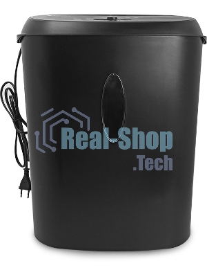 Шредер ГЕЛЕОС УМ24-4, DIN P-4 (4 ур-нь секр.), фрагмент 3,9х38мм, 17 лист (70г/м2), CD/пл.карты/скрепки/скобы, 24 литра