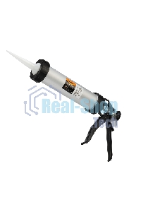 Пистолет для герметика Sparta 400мл ''закрытый'' алюминиевый корпус круглый шток 8 мм