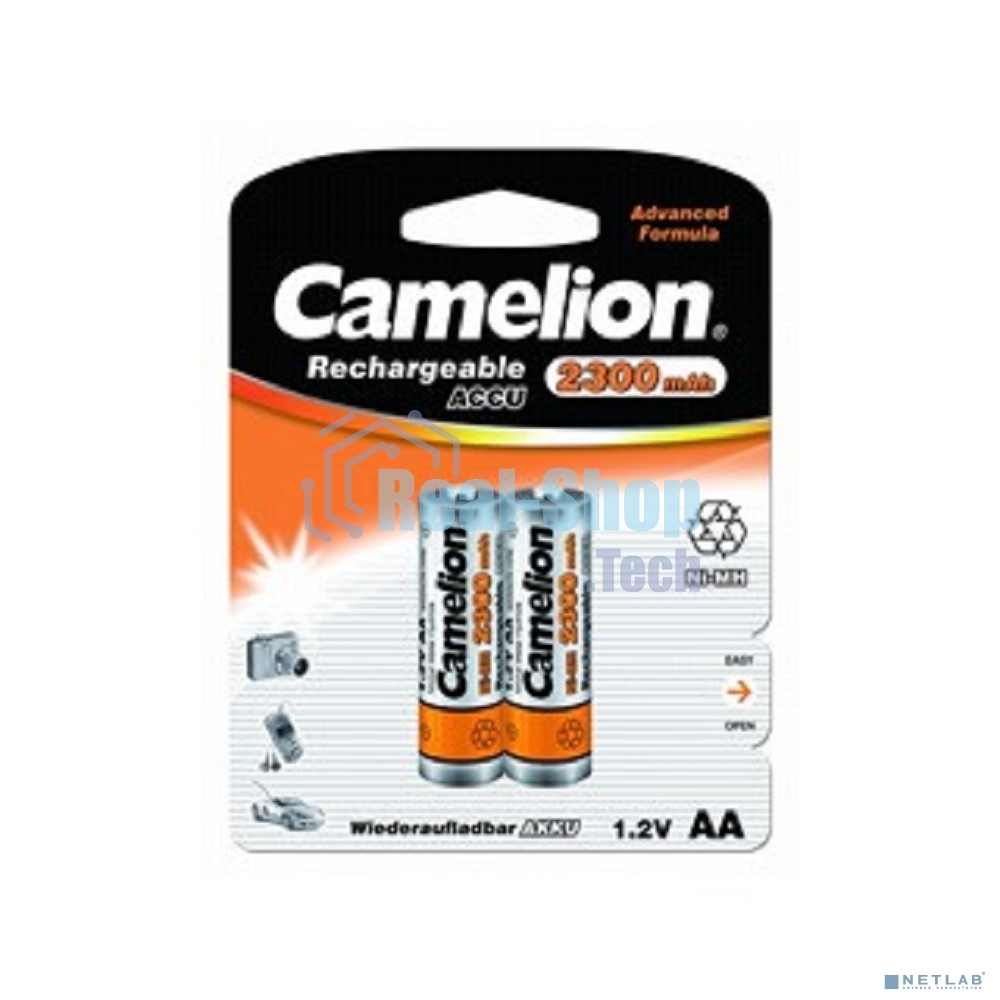 Аккумулятор Camelion AA-2300mAh Ni-Mh BL-2 1.2В (2 шт. в уп-ке)
