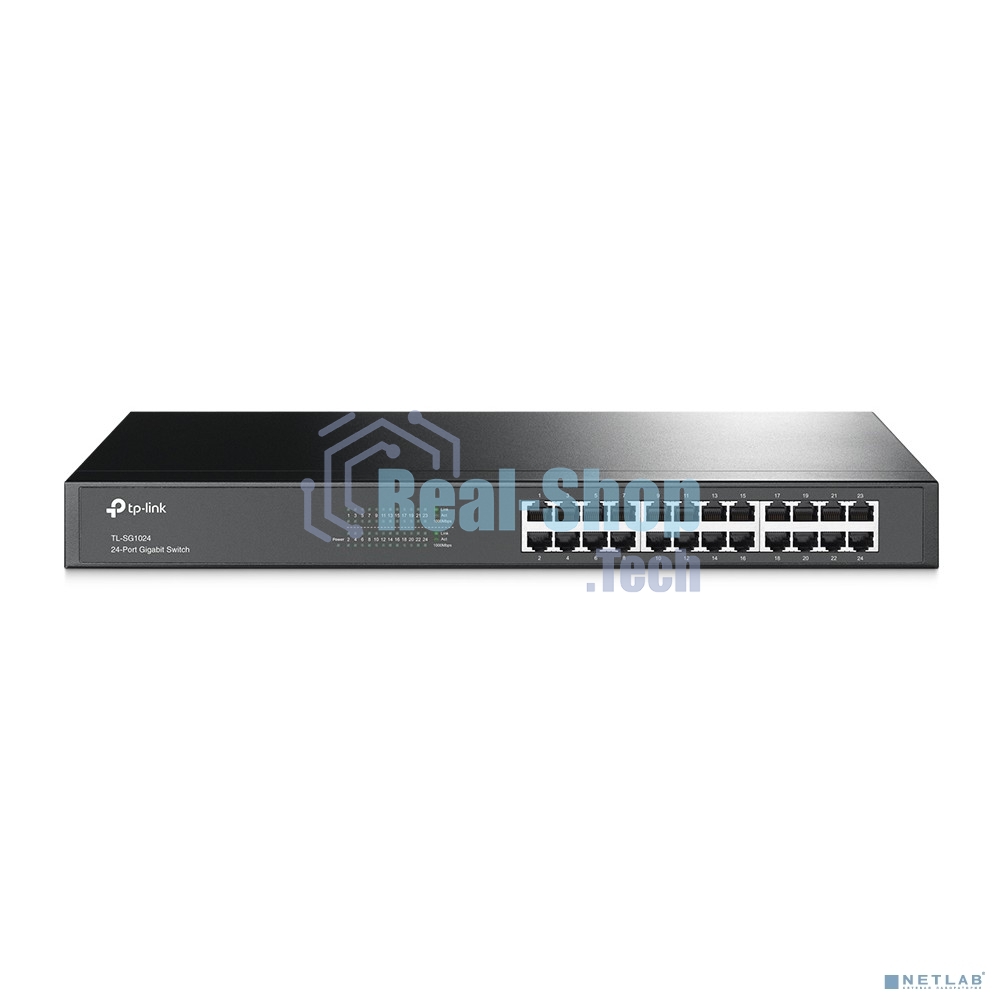 Коммутатор сетевой TP-Link SMB TL-SG1024 Коммутатор 24LAN 10/100/1000Mb/s Unmanagersd Gigabit Rackmount Switch