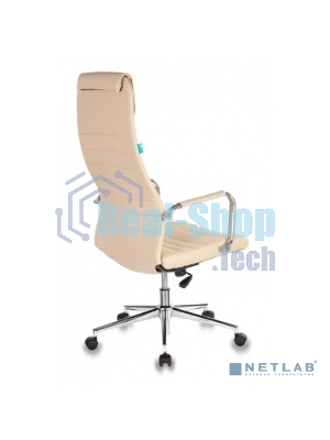 Кресло Бюрократ KB-9N/ECO/OR-12 бежевый, экокожа