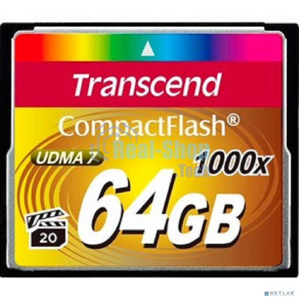 Флеш карта CF 64Gb Transcend TS64GCF1000 (1000X) 