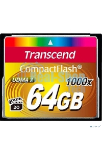 Флеш карта CF 64Gb Transcend TS64GCF1000 (1000X) 