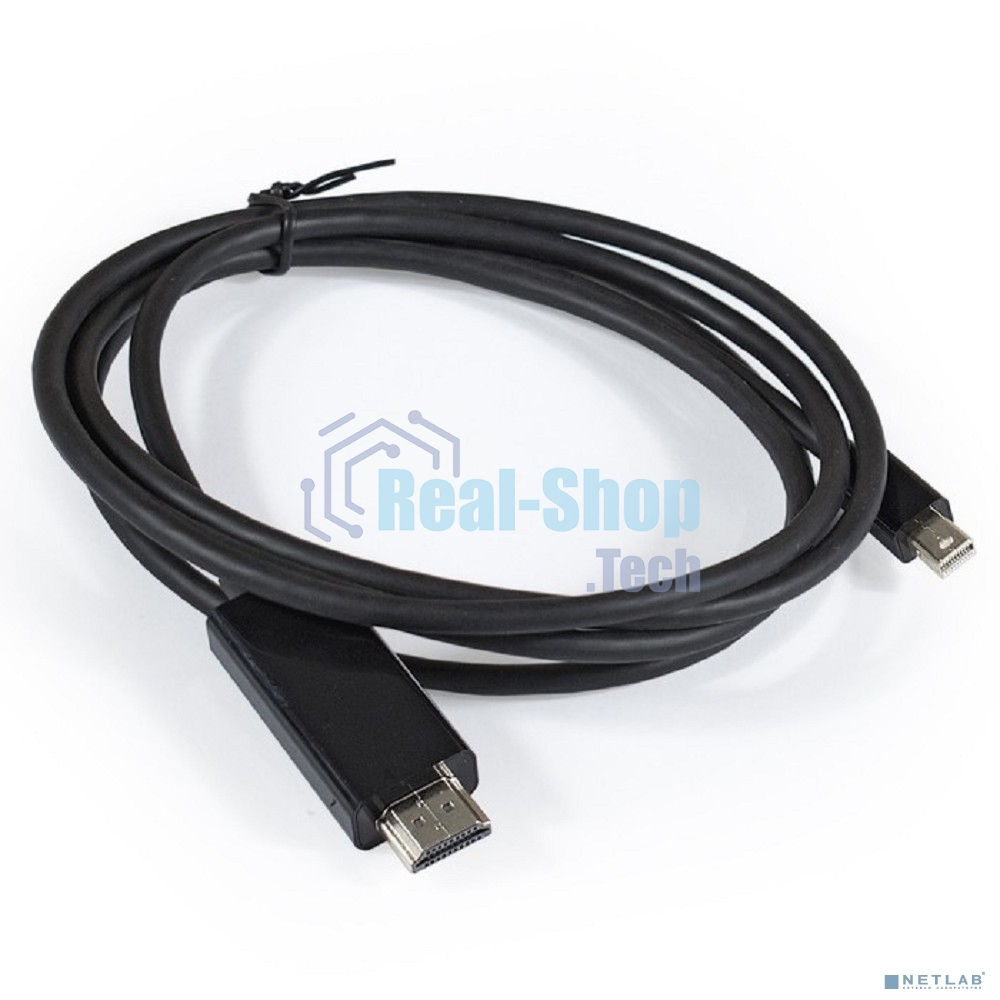 Кабель ExeGate EX284918RUS miniDisplayPort-HDMI ExeGate EX-CC-mDP-HDMI-1.8 (mini20M/19M, 1,8м)
