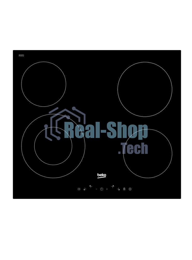 Встраиваемая электрическая варочная поверхность Beko HIC 64402 T, черный