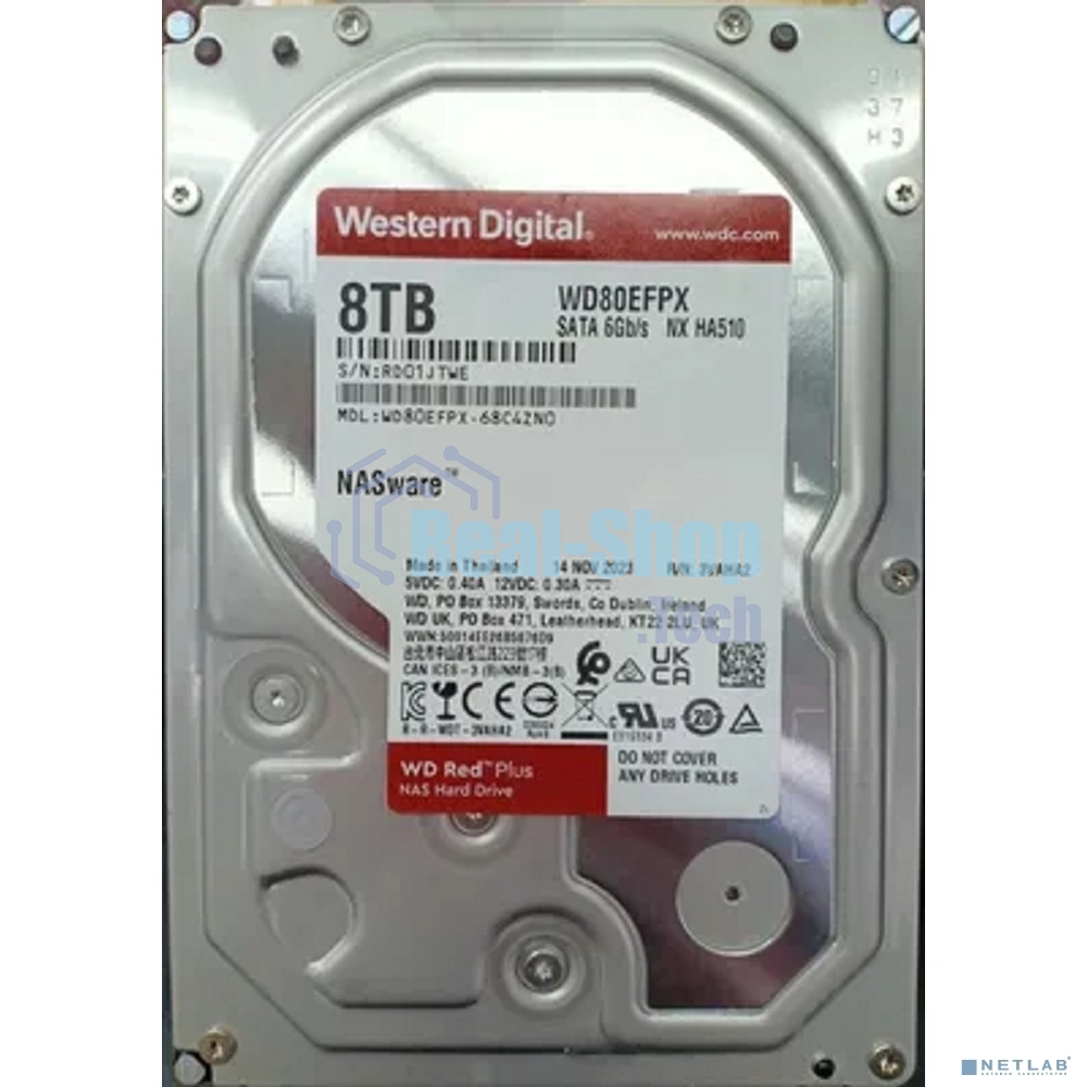 Жесткий диск HDD WD 8Tb, 5640RPM, SATA 3.5