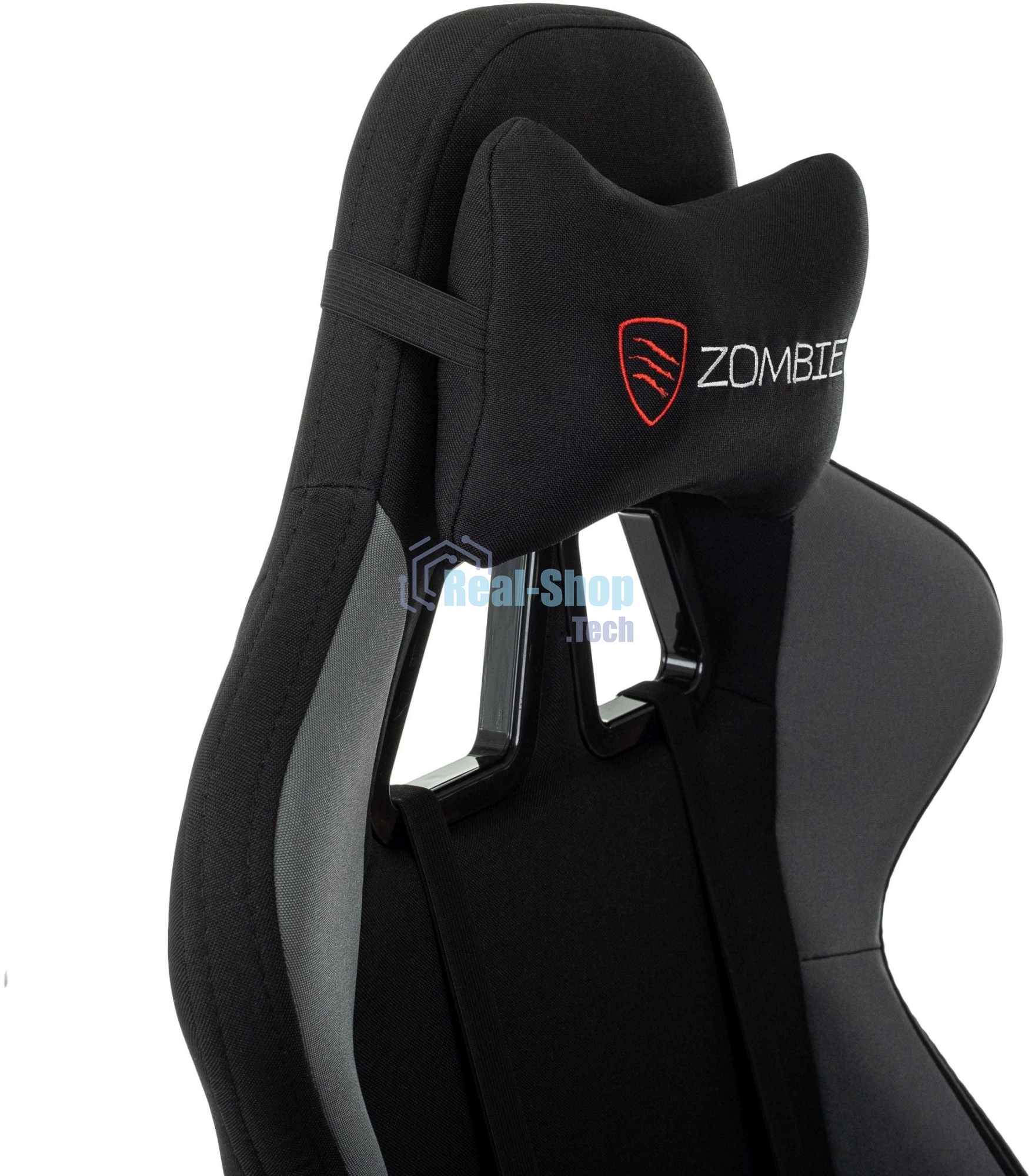 Кресло игровое Zombie Weaver черный/серый