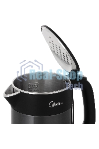 Чайник электрический Midea 1.5л, 2200Вт, черный