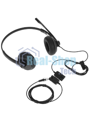 Гарнитура Yealink YHS34 Dual чёрный, проводная