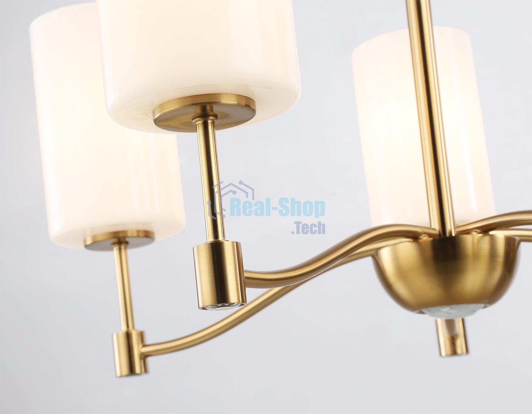 Люстра Ambrella light LH56051/5 BS/FR латунь/белый матовый E14*5 max 40W D590*950