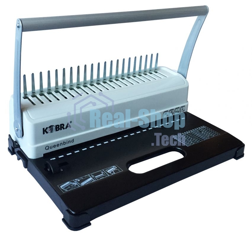 Переплетчик Kobra Qeenbind H500 A4/перф.14л.сшив/макс.500л./пластик.пруж.-51мм)