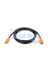 Кабель Cablexpert HDMI CC-HDMI4L-1M, 19M/19M, v2.0, серия Light, позол.разъемы, экран, 1м, черный, пакет