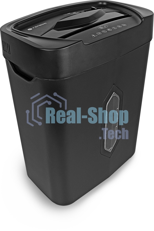 Шредер ГЕЛЕОС УМ22-4 DIN P-4 (4 ур-нь секр.), фрагмент 4х35мм, 14 лист (70г/м2), CD/пл.карты/скрепки/скобы, 22 литра