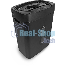 Шредер ГЕЛЕОС УМ22-4 DIN P-4 (4 ур-нь секр.), фрагмент 4х35мм, 14 лист (70г/м2), CD/пл.карты/скрепки/скобы, 22 литра