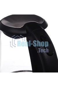 Чайник электрический Hyundai HYK-G2030 1.7л. 2200Вт черный (корпус: стекло)