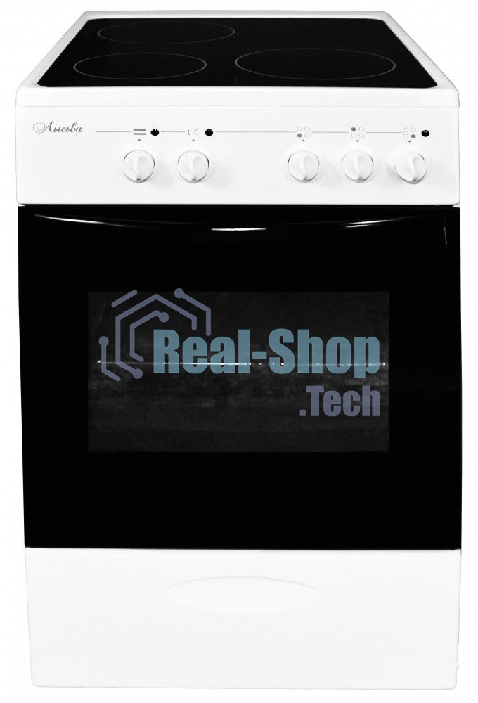 Плита электрическая Лысьва EF3001MK00 белый, конфорок 3 шт, духовка 57 л, 50 см x 84 см x 60 см (без крышки)